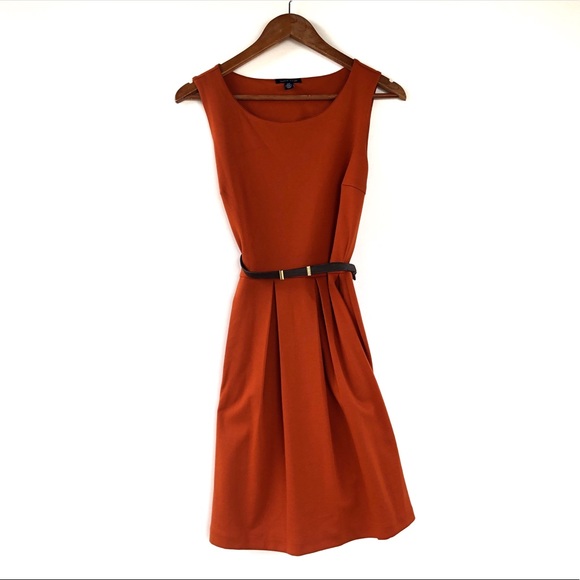 Tommy Hilfiger Sleeveless Belted A-Line Dress S - Picture 3 of 8
